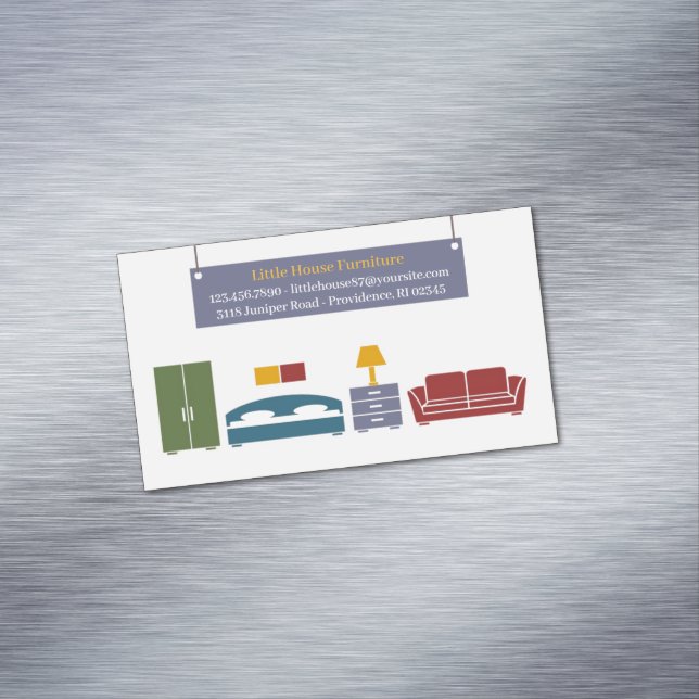 Furniture Business Card Magnet (In Situ)