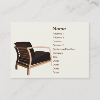 Furniture - Chubby Business Card by ZazzleProfileCards at Zazzle