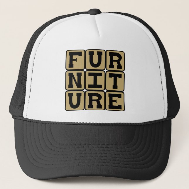 Furniture, Housewares Trucker Hat (Front)