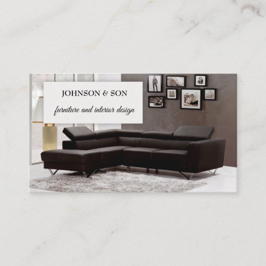 Furniture Interior Design Business Card