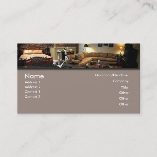 Furniture/Interior Design Business Cards