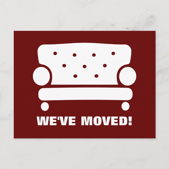 Furniture moving postcards for new address (Front)