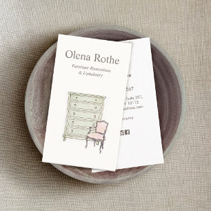 Furniture Repair, Refinishing, Restoration  Business Card