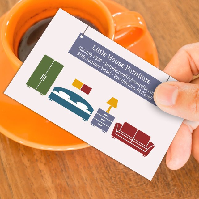 Furniture Shop Business Card Template (Creator Uploaded)