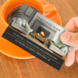 Furniture Shop Business Card Template