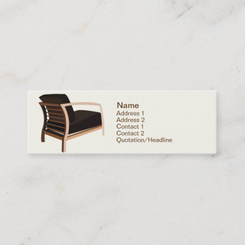 Furniture - Skinny Business Card