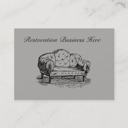 Furniture Sofa Restoration Up_cycle Repairing Business Card