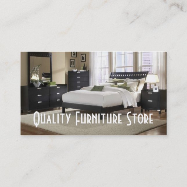 Furniture Store Business Card (Front)