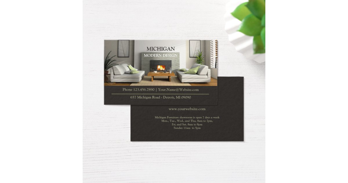 Furniture Store Business Card
