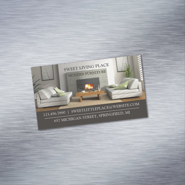 Furniture Store Business Card Magnet (In Situ)