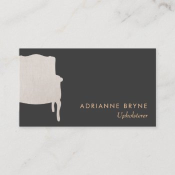 Furniture Upholsterer Business Card by sm_business_cards at Zazzle