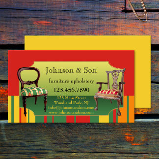 Furniture Upholstery Business Card