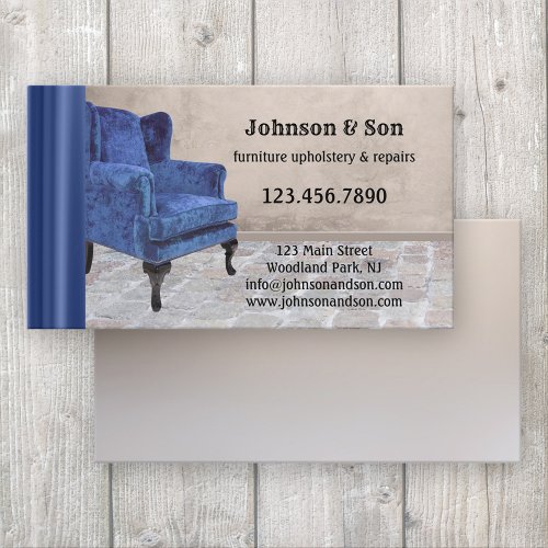 Furniture Upholstery Business Card