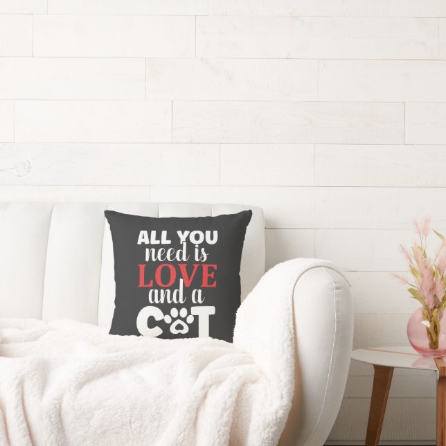 Furr Baby Lover Throw Pillow (Couch)