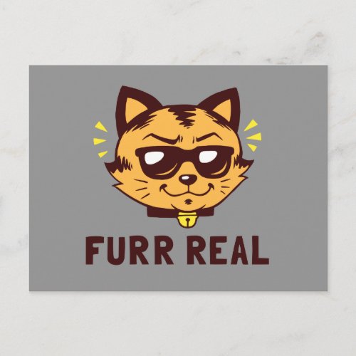 Furr Real Postcard