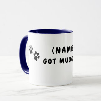 Furrever personalized "Got Mugged!" Mug