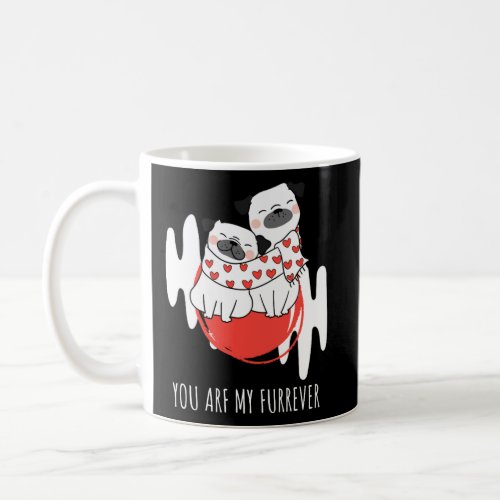 Furrever Valentine Pups Love on Four Paws  Coffee Mug
