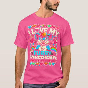 Furries Furry Boyfriend Furry Cosplay Fursuit T-Shirt