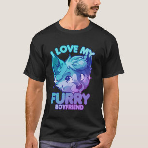 Furries Furry Boyfriend Furry Cosplay Fursuit T-Shirt