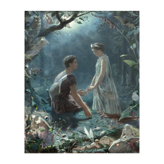 Furries: Shakespeare's A Midsummer Night's Dream Acrylic Print (Front)