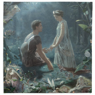 Furries: Shakespeare's A Midsummer Night's Dream Cloth Napkin