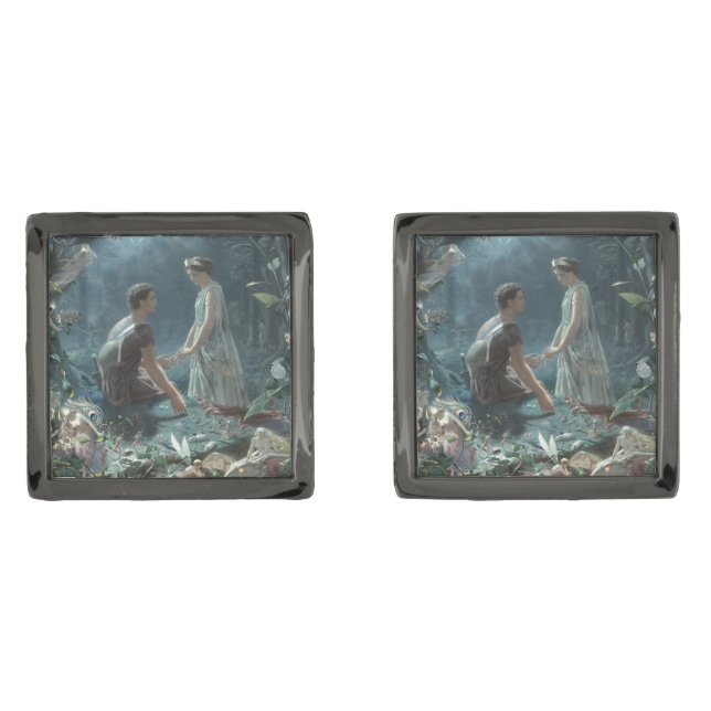 Furries: Shakespeare's A Midsummer Night's Dream Cufflinks (Front)