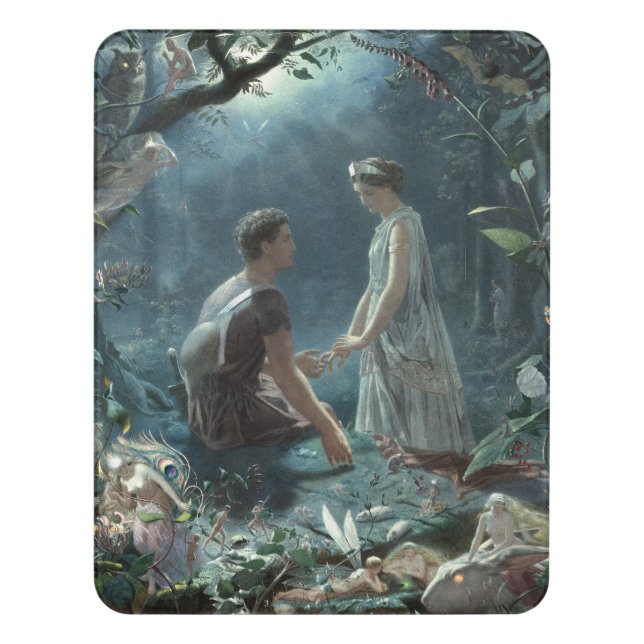 Furries: Shakespeare's A Midsummer Night's Dream Door Sign (Contemporary Vert)