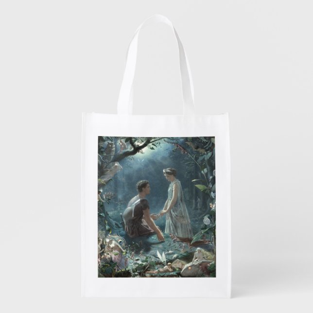 Furries: Shakespeare's A Midsummer Night's Dream Grocery Bag (Front)