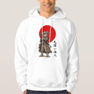 FURRONIN   CAT RONIN WARRIOR HOODIE