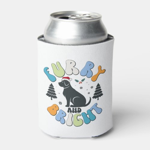 Furry and Bright Can Cooler