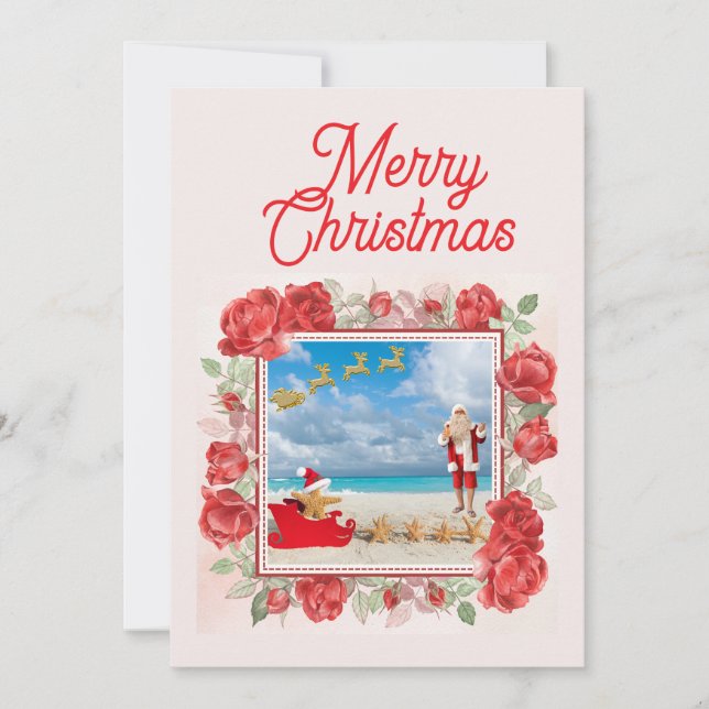 Furry and Bright Christmas Holiday Card (Front)