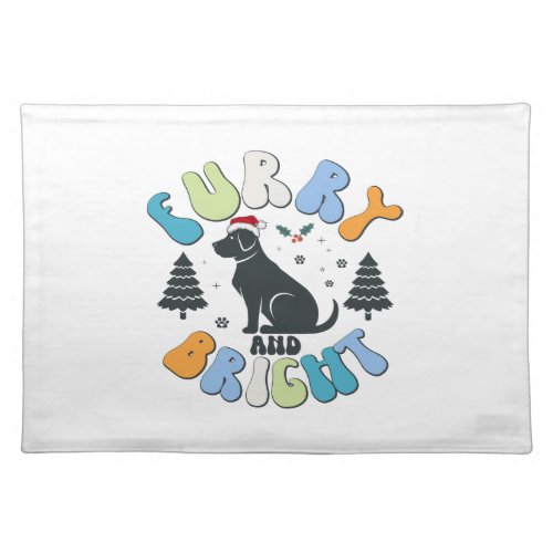 Furry and Bright Cloth Placemat