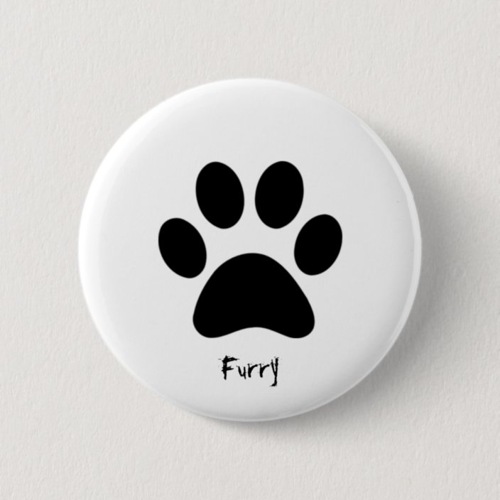 Furry Badge Button 8142