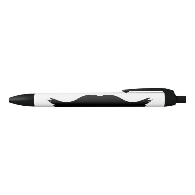 Furry Black Mustache Pen (Top)