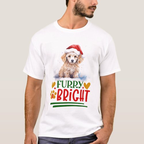 Furry  Bright Poodle T_Shirt