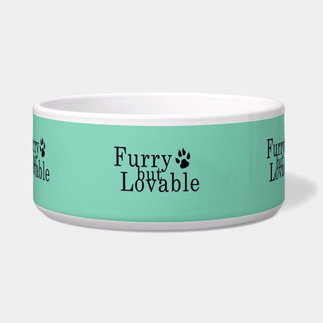 Furry But Lovable Bowl (Front)