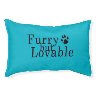 Furry But Loveable Pet Bed