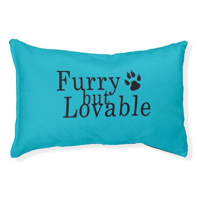 Furry But Loveable Pet Bed (Front)