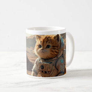 Furry Chubby Little Garfield Cub on Mars Mug