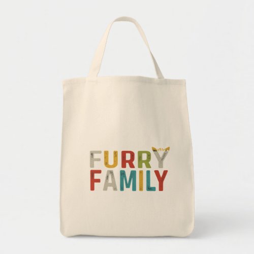 Furry Family  Tote Bag