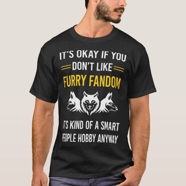 Furry Fandom Furrie Fursona Fursuit Anthro T-Shirt (Front)