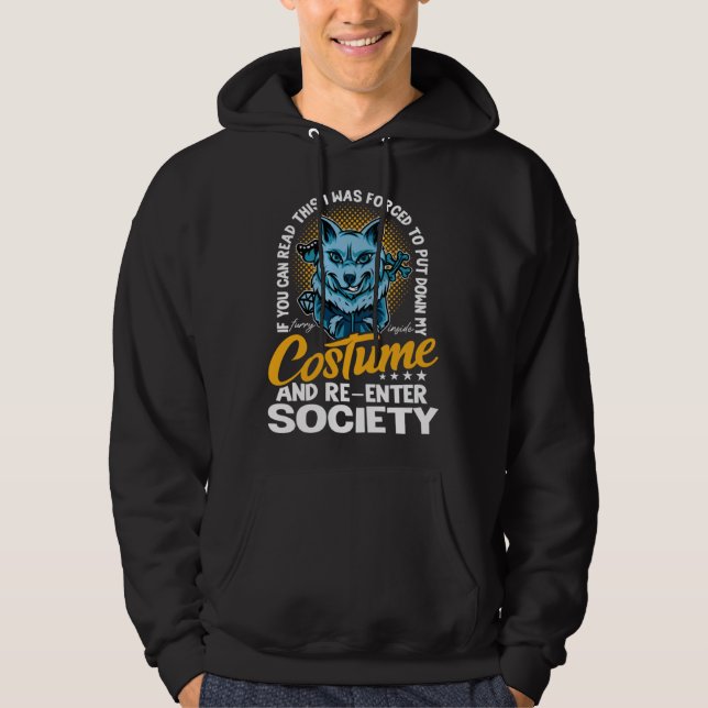 Furry fandom furrys hoodie (Front)