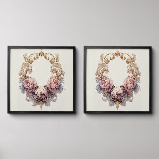 Furry Friend Portrait Pair Peel And Stick Photo Tile