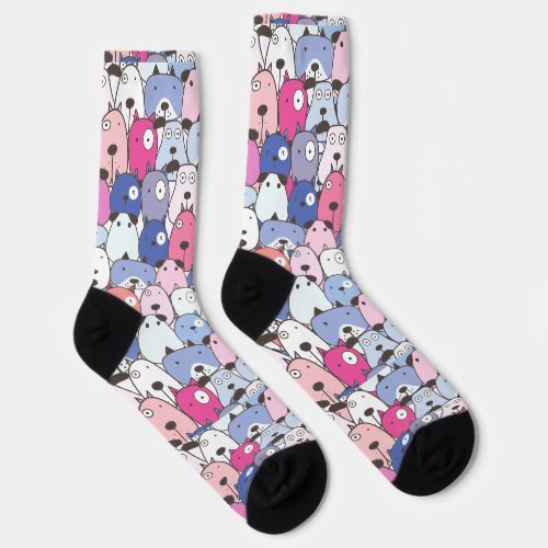 Furry Friends at Your Feet Socks