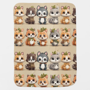 Furry Friends Baby Blanket