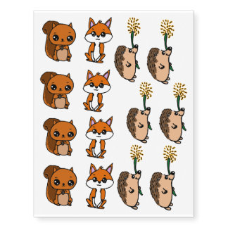 Furry Friends by JoJo Temporary Tattoos