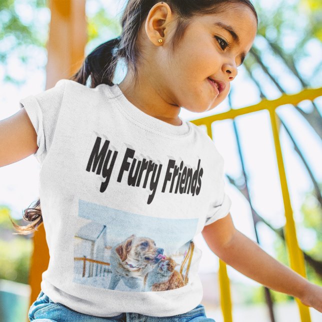 Furry Friends Cat and Dog Photo    T-Shirt (Creator Uploaded)