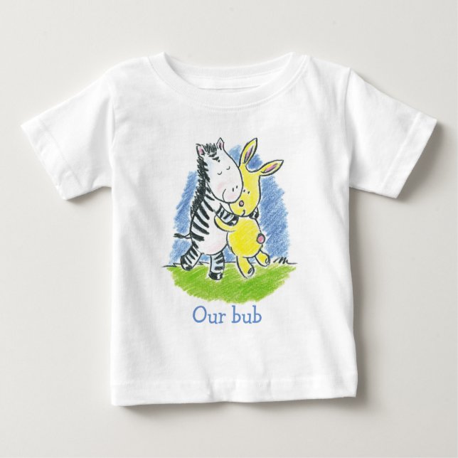 Furry Friends Hug Kids Tees (Front)