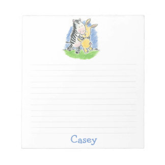 Furry Friends Hugs Note Pad