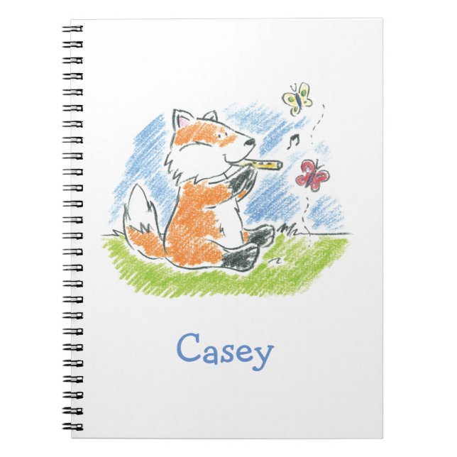Furry Friends Music Spiral Notebook (Front)